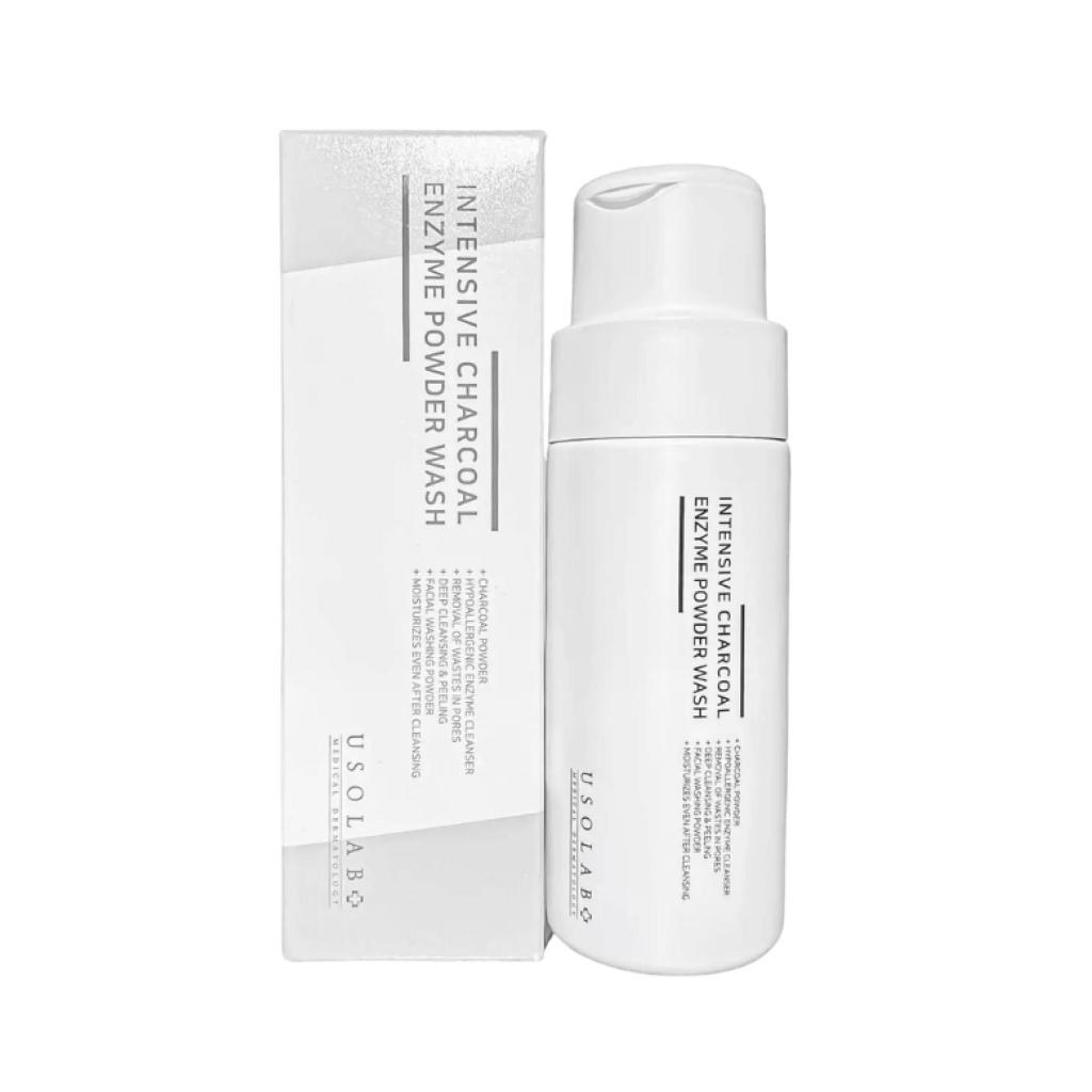 Usolab Intensive Charcoal Enzyme Powder Wash 50g Ензимна пудра з